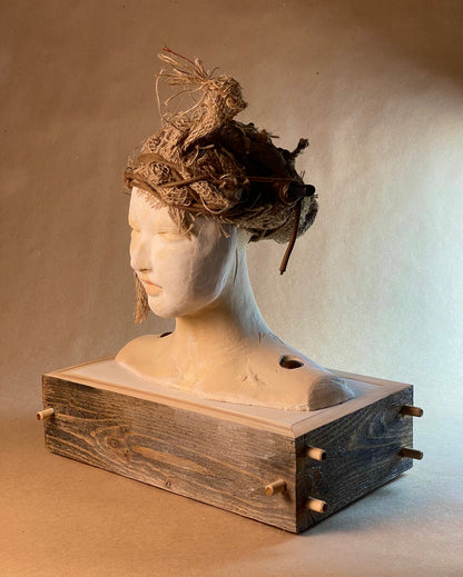 Sculpture front side view