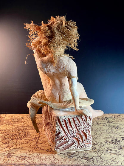 Rear sculpture view