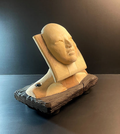 Ceramic figure - side view